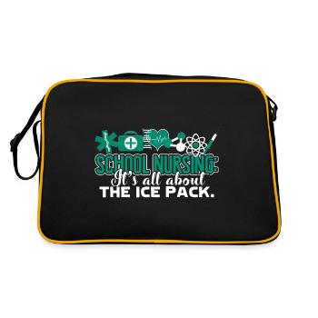 School Nurse It's All About The Pack - Retro Bag - black/gold - Back
