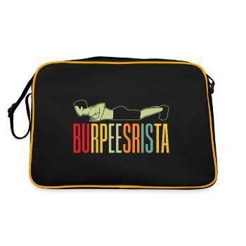 Fanatiques de fitness Burpeesrista Gymnastique suédoise - Sac Retro - noir/or - Dos