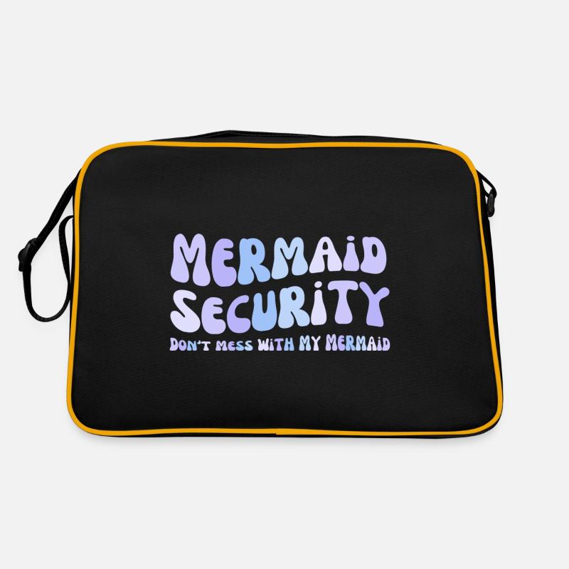 Mermaid Security ne plaisante pas avec ma sirène Sac Retro