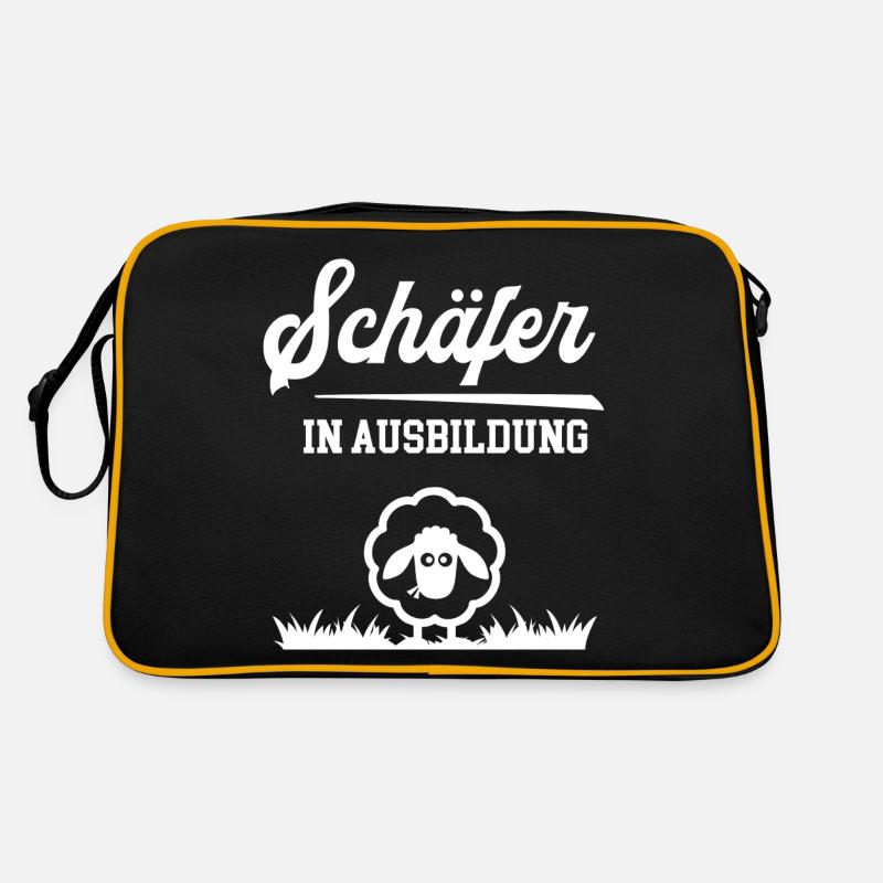 Schäfer in Ausbildung Schäferausbildung Lehre Retro Tasche
