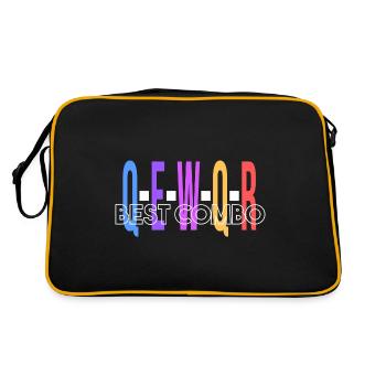 beste Kombination: Q - E - W - Q - R - Retro Tasche - Schwarz/Gold - Hinten