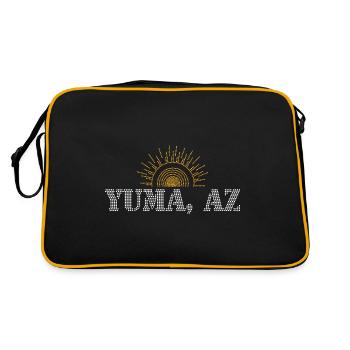 Expérience au coucher du soleil à Yuma, en Arizona - Sac Retro - noir/or - Dos