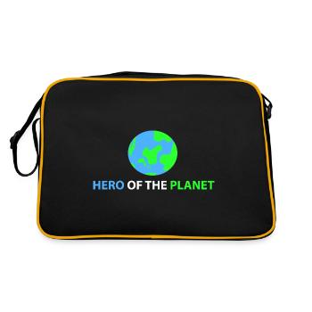 Héros de la planète - Sac Retro - noir/or - Dos