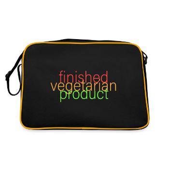produit fini végétarien - Sac Retro - noir/or - Dos