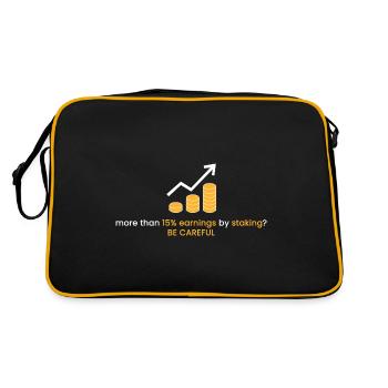 plus de 15% de profit? - Sac Retro - noir/or - Dos