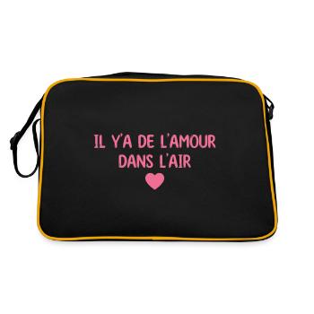 L’amour célébration fête de la Saint Valentin ! - Sac Retro - noir/or - Dos