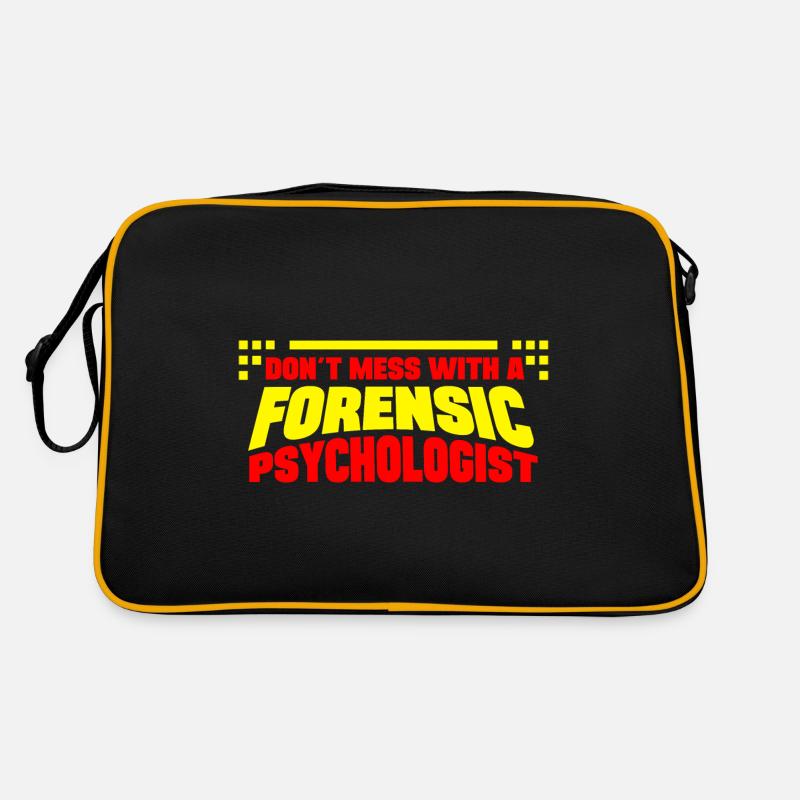 Forensic Psychologist Don´t Mess With Forensic Retro Tasche