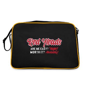 Red Heads Worth It Absolute - Retro Bag - black/gold - Back