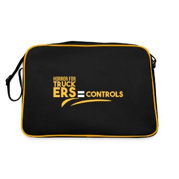 Horreur pour les camionneurs = contrôles - Sac Retro - noir/or - Dos