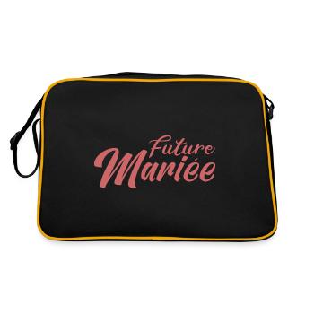 future mariée evjf enterrement vie de jeune fille - Sac Retro - noir/or - Dos