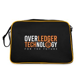 Overledger Technology - Retro Bag - black/gold - Back