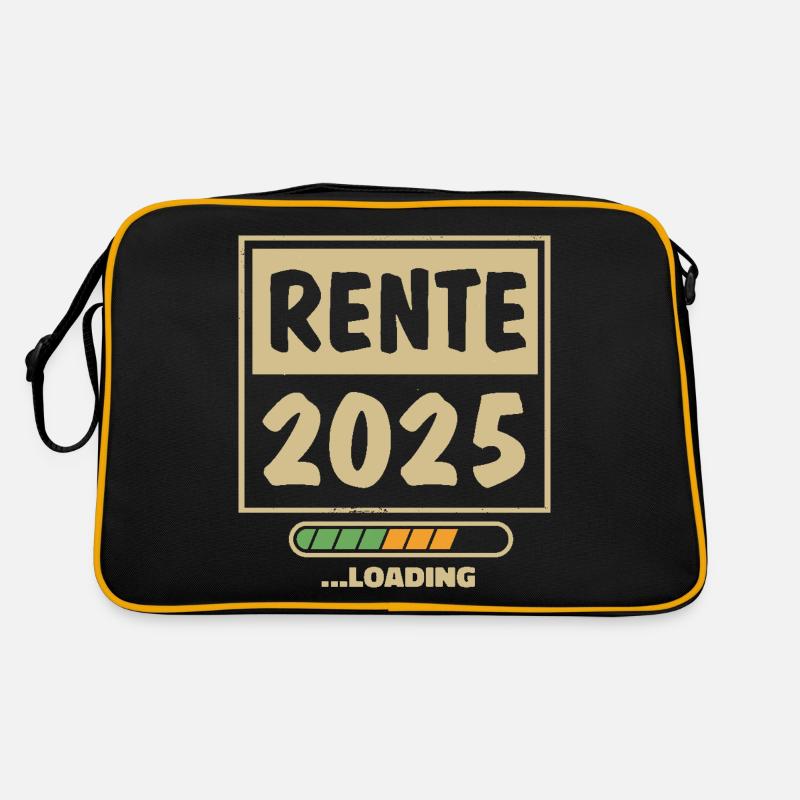 Rente 2025 loading Retro Tasche
