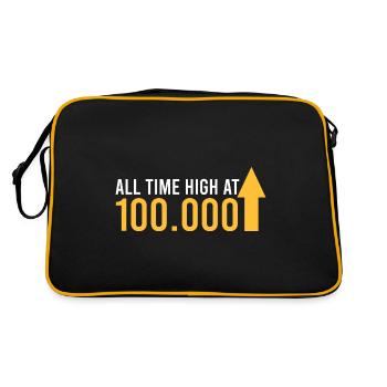 Record historique à 100 000 - Sac Retro - noir/or - Dos