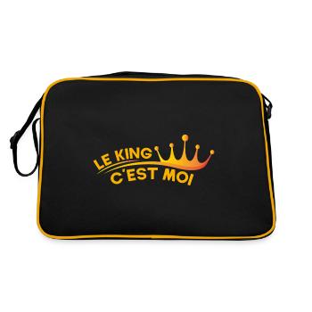 Fête des rois, Cadeau pour la fête des rois ! - Sac Retro - noir/or - Dos