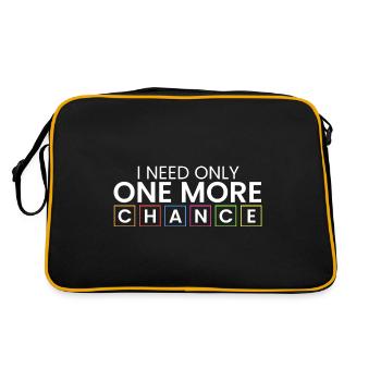 J’ai juste besoin d’une chance de plus - Sac Retro - noir/or - Dos