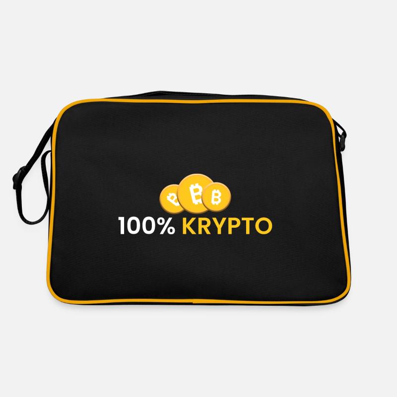 100% Krypto Retro Tasche