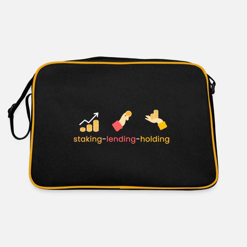 Abstecken - Leihen - Halten Retro Tasche
