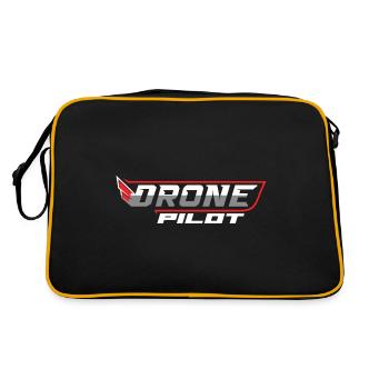Drohnenpilot Whoop Copter FPV UAS Pilot Drone - Sac Retro - noir/or - Dos