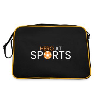 Held im Sport - Retro Tasche - Schwarz/Gold - Hinten