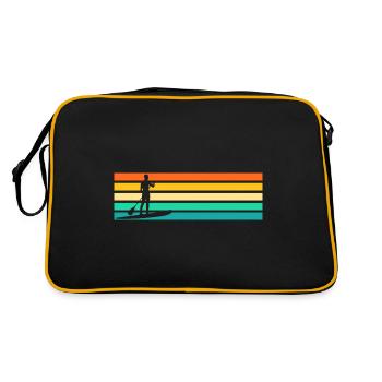 Rétro Stand Up Paddle - Sac Retro - noir/or - Dos