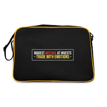 biggest mistake at Invests - Retro Bag - black/gold - Back