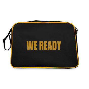 We Ready - Retro Bag - black/gold - Back