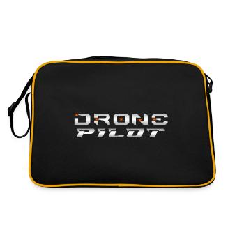 Drone Drones Drone Flight Drone Pilot - Sac Retro - noir/or - Dos
