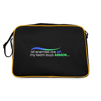 All are AP, and they buy ARMOR - Retro Bag - black/gold - Back