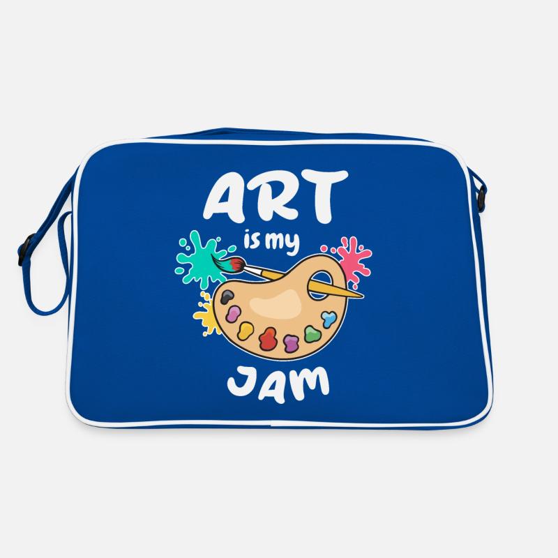 Art Is My Jam Retro Bag