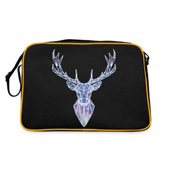 Hirsch Sterne - Retro Bag - black/gold - Back