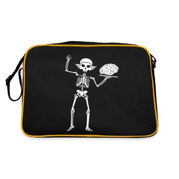 squelette - Sac Retro - noir/or - Dos