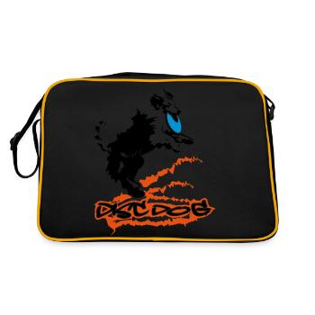 Disc Dog - Sac Retro - noir/or - Dos