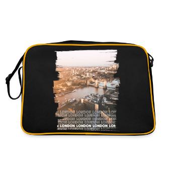 LONDON - Sac Retro - noir/or - Dos