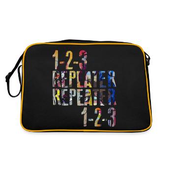 Repeater - Fugazi Song - Retro Tasche - Schwarz/Gold - Hinten