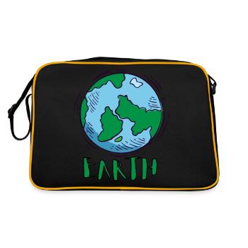 Terre (Earth) - Sac Retro - noir/or - Dos