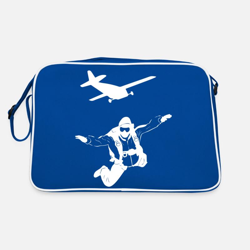 glider parachute drone Retro Tasche