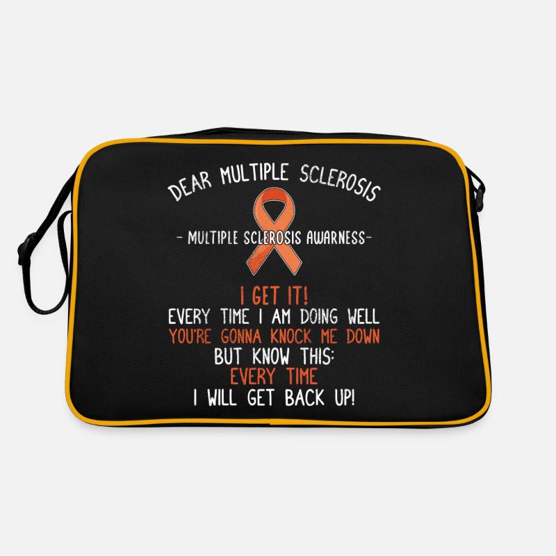 Multiple Sklerose MS Awareness Day Retro Tasche