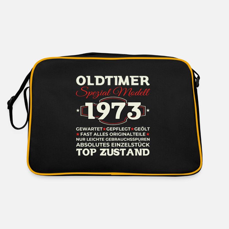 Oldtimer 1973 50. Geburtstag Geschenk Herren Retro Tasche