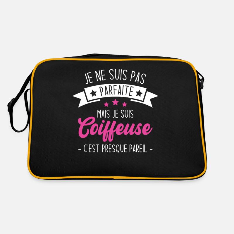 Je ne suis pas parfaite mais je suis coiffeuse Sac Retro