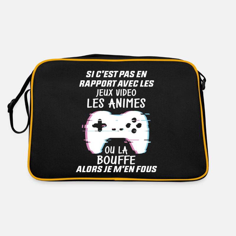 Si C'est Pas En Rapport Avec Les Mangas Jeux Vidéo Sac Retro
