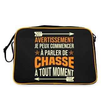Je Peux Commencer À Parler De Chasse À Tout Moment - Sac Retro - noir/or - Dos
