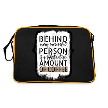 birthday present present gift idea cool statement - Retro Bag - black/gold - Back