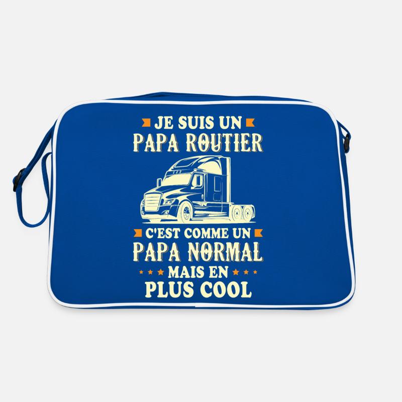 Je suis un papa routier c'est comme un papa Sac Retro