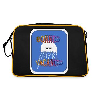 Bonnes vacances - Sac Retro - noir/or - Dos