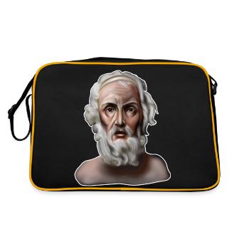 Homer Ancient Poet - Retro Bag - black/gold - Back