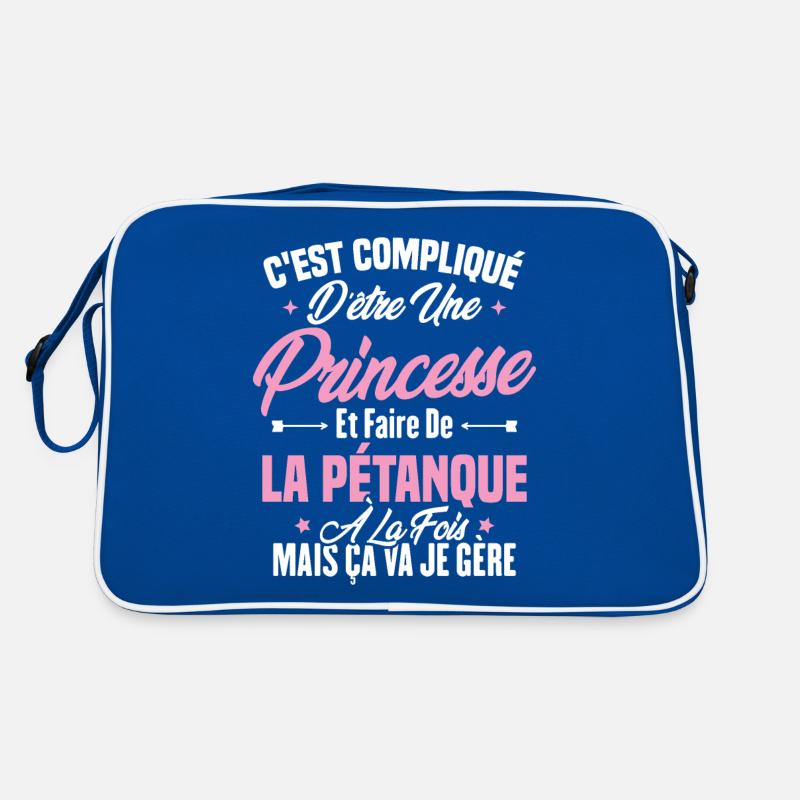 Princesse et pétanque Sac Retro