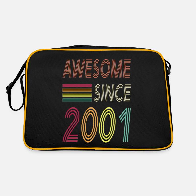 Awesome since 2001 Retro Tasche