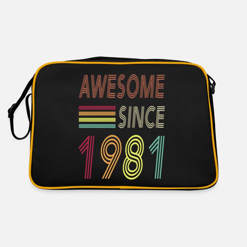 Awesome since 1981 Retro Tasche