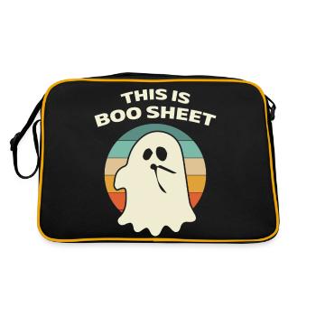 C’est Boo Sheet Ghost Retro Halloween - Sac Retro - noir/or - Dos