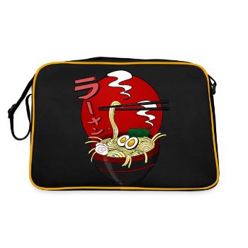 Ramen - Sac Retro - noir/or - Dos